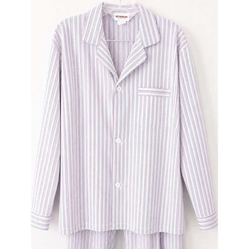 Mens Vintage Pajama Set McGregor Classics Sz L Grandpa Old Money Lounge Wear